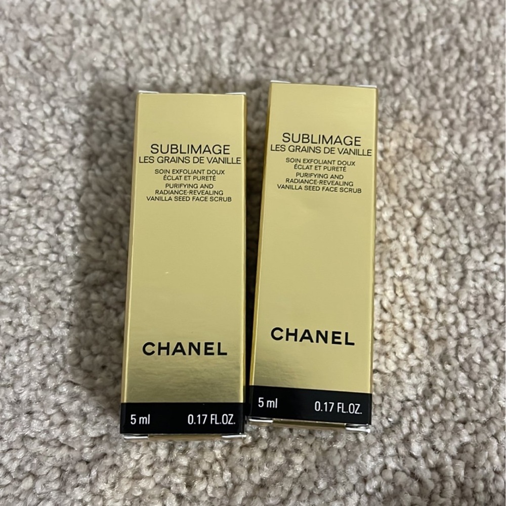 2xChanel Sublimage face scrub 10ml